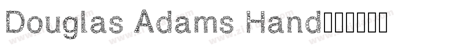 Douglas Adams Hand字体转换